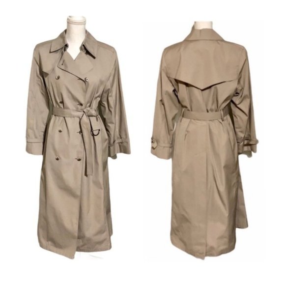 London Fog Jackets & Blazers - Double Breasted Tan Trench Coat